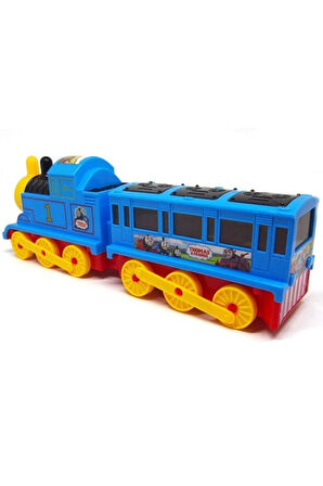 Oyuncak Thomas Tren Pilli Işıklı Sesli Çarp Dön Thomas Oyuncak Tren Oyuncak Lokomotif Tren
