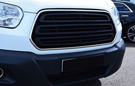 FORD TRANSİT UYUMLU ÖN PANJUR ÇERÇEVESİ 2 PARÇA 2014-2018 PASLANMAZ KROM