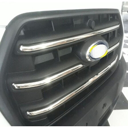 FORD TRANSİT UYUMLU ÖN PANJUR 4 PARÇA 2019 VE ÜZERİ PASLANMAZ KROM