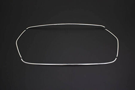 FORD TRANSİT UYUMLU ÖN PANJUR ÇERÇEVESİ 4 PARÇA 2019 VE ÜZERİ PASLANMAZ KROM