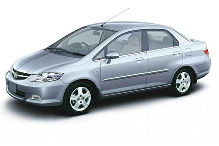 HONDA CİTY UYUMLU CAM ÇITASI 6 PARÇA 2006-2009 PASLANMAZ KROM