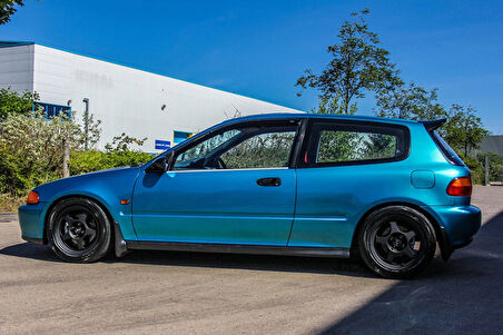 HONDA CİVİC COUPE UYUMLU CAM ÇITASI 2 PARÇA 1996-2002 PASLANMAZ KROM