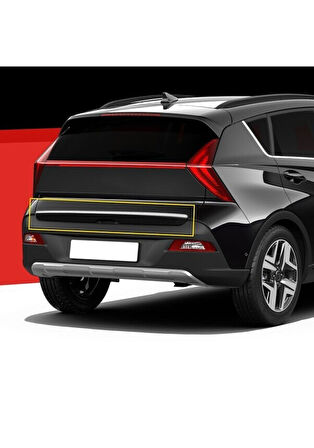 HYUNDAİ BAYON UYUMLU BAGAJ ALT ÇITA 2021 VE ÜZERİ PASLANMAZ KROM