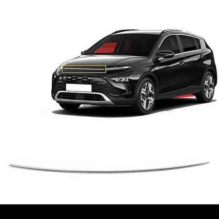 HYUNDAİ BAYON UYUMLU ÖN PANJUR 1 PARÇA 2021 VE ÜZERİ PASLANMAZ KROM
