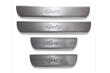 HYUNDAİ GETZ UYUMLU KAPI EŞİĞİ 4 PARÇA 2002-2011 PASLANMAZ KROM