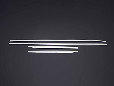 KİA RİO HB UYUMLU YAN KAPI ÇITASI 4 PARÇA 2011-2017 PASLANMAZ KROM