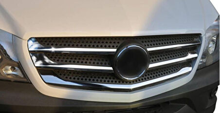 MERCEDES SPRİNTER W906 UYUMLU ÖN PANJUR 5 PARÇA 2014-2018 PASLANMAZ KROM