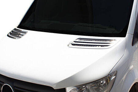 MERCEDES SPRİNTER W906 UYUMLU KAPUT IZGARASI 2 PARÇA 2006-2018 ABS KROM