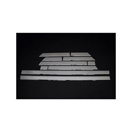 MERCEDES SPRİNTER W906 UYUMLU YAN KAPI ÇITASI 10 PARÇA KISA ŞASİ 2006-2018 PASLANMAZ KROM