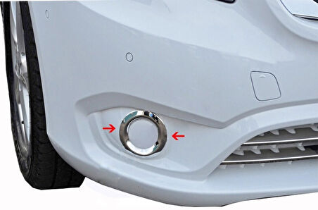 MERCEDES VİTO/W447 UYUMLU SİS ÇERÇEVESİ 2 PARÇA 2014 VE ÜZERİ PASLANMAZ KROM
