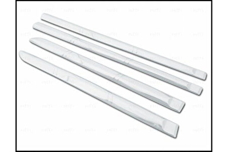 NİSSAN NAVARA UYUMLU YAN KAPI ÇITASI 4 PARÇA 2006-2015 PASLANMAZ KROM