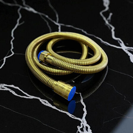 Gold Renkli Spiral Duş Hortumu (1,50 MT)