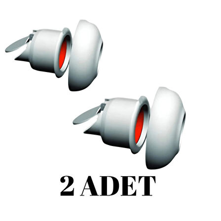 2 ADET Koku Önleyici  Çekvalfli Adaptör ContaØ50 Lavabo & Eviye Gideri için