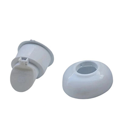 2 ADET Koku Önleyici  Çekvalfli Adaptör ContaØ50 Lavabo & Eviye Gideri için