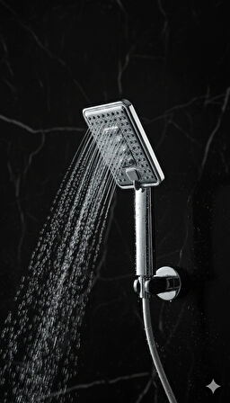 Esneklik Devrimi! Her açıyı yakalayın.  Kolay Montaj: Saniyeler içinde takın, konforu anında yaşayın.  Modern Tasarım: Siyah ve kromun lüks uyumuyla banyonuzu dönüştürün.  Yapı Kalite güvencesiyle, banyonuza kalite katın.