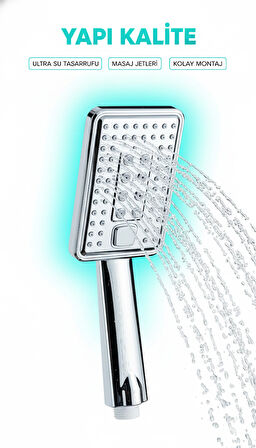 Esneklik Devrimi! Her açıyı yakalayın.  Kolay Montaj: Saniyeler içinde takın, konforu anında yaşayın.  Modern Tasarım: Siyah ve kromun lüks uyumuyla banyonuzu dönüştürün.  Yapı Kalite güvencesiyle, banyonuza kalite katın.