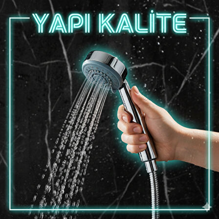 3 Fonksiyonlu Alyans Renk Duş Başlığı Kaliteli ve Dayanıklı