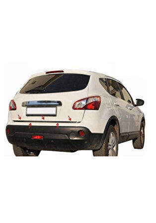 NİSSAN Qashqai UYUMLU BAGAJ ALT ÇITA 2007-2014 PASLANMAZ KROM