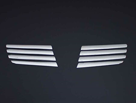 NİSSAN Qashqai UYUMLU ÖN PANJUR 8 PARÇA 2007-2014 PASLANMAZ KROM