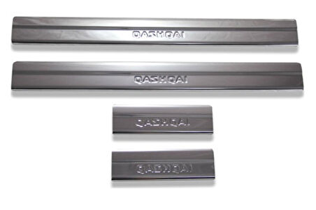 NİSSAN Qashqai +2 UYUMLU KAPI EŞİĞİ 4 PARÇA 2010-2014 PASLANMAZ KROM