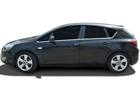 OPEL ASTRA J HB UYUMLU CAM ALT ÇITASI 8 PARÇA 2010-2015 PASLANMAZ KROM