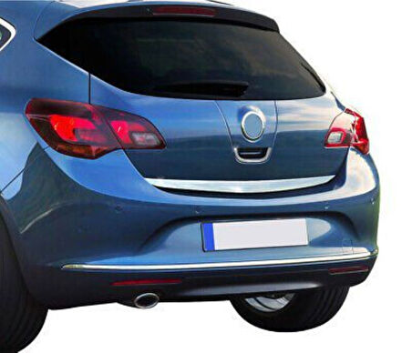 OPEL ASTRA J HB UYUMLU BAGAJ ALT ÇITASI 2010-2014 PASLANMAZ KROM