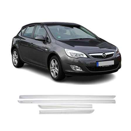 OPEL ASTRA J HB UYUMLU YAN KAPI ÇITASI 4 PARÇA 2010-2014 PASLANMAZ KROM