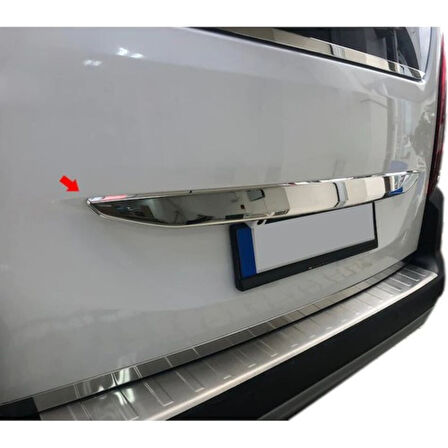 OPEL COMBO E UYUMLU BAGAJ ÇITASI 1 PARÇA 2019 ve ÜZERİ PASLANMAZ KROM