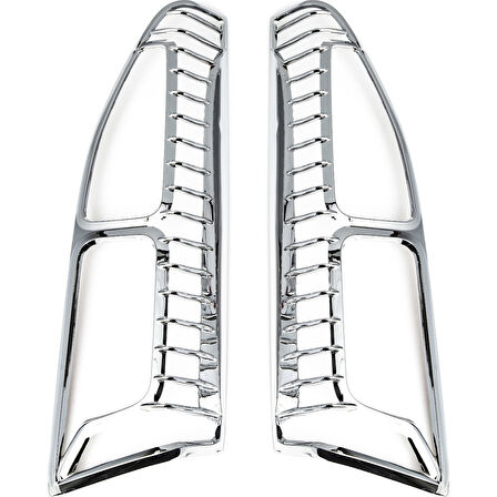 OPEL COMBO E UYUMLU STOP ÇERÇEVESİ 2 PARÇA 2019 ve ÜZERİ ABS KROM