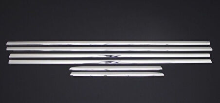 OPEL CORSA D UYUMLU CAM ÇITASI 6 PARÇA 2006-2015 PASLANMAZ KROM