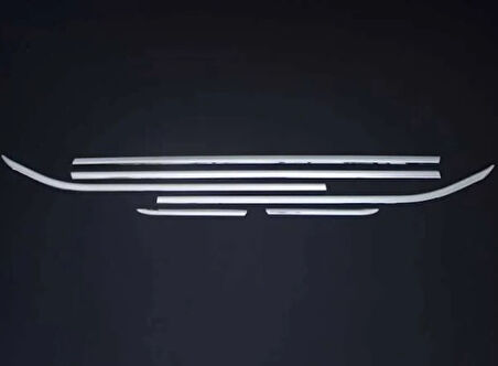 OPEL CORSA E UYUMLU CAM ÇITASI 6 PARÇA 2015-2019 PASLANMAZ KROM