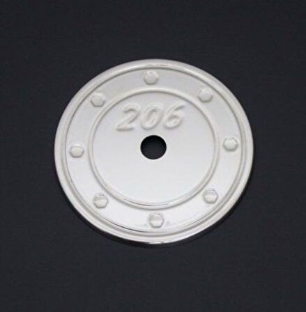 PEUGEOT 206 & PLUS HB/SD/SW UYUMLU DEPO KAPAĞI 1998-2012 PASLANMAZ KROM