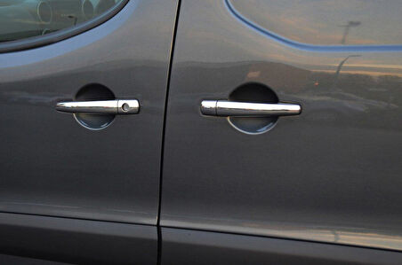 PEUGEOT 207 HB/SW UYUMLU KAPI KOLU 4 PARÇA 2006-2012 PASLANMAZ KROM