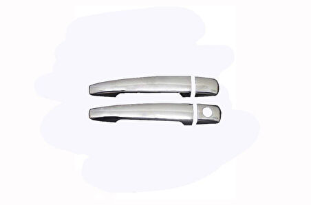 PEUGEOT 207 HB/SW UYUMLU KAPI KOLU 2 PARÇA 2006-2012 PASLANMAZ KROM