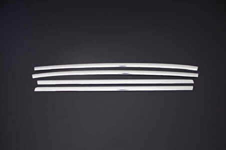 PEUGEOT 208 HB UYUMLU CAM ÇITASI 4 PARÇA 2019 ve ÜZERİ PASLANMAZ KROM