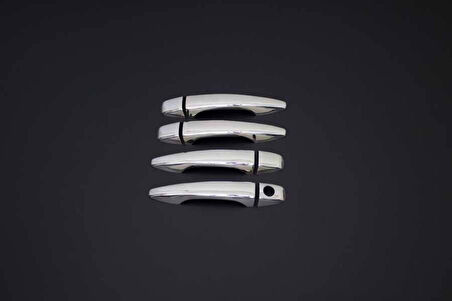 PEUGEOT 301 SEDAN UYUMLU KAPI KOLU 4 PARÇA 2012 ve ÜZERİ PASLANMAZ KROM