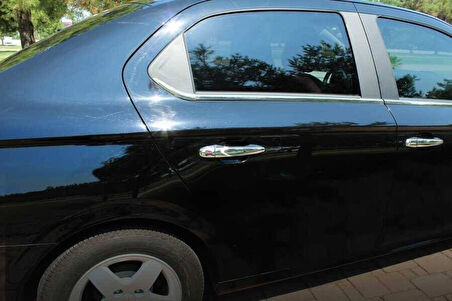 PEUGEOT 301 SEDAN UYUMLU KAPI KOLU 4 PARÇA 2012 ve ÜZERİ PASLANMAZ KROM