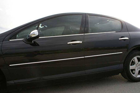PEUGEOT 407 SD/SW UYUMLU KAPI KOLU 4 PARÇA 2004-2010 PASLANMAZ KROM