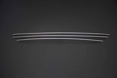 PEUGEOT 407 SD/SW UYUMLU ÖN PANJUR 3 PARÇA 2004-2010 PASLANMAZ KROM