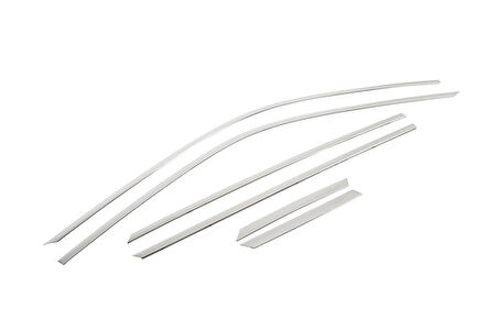 PEUGEOT 2008 UYUMLU CAM ÜST ÇITASI 6 PARÇA 2019 ve ÜZERİ PASLANMAZ KROM