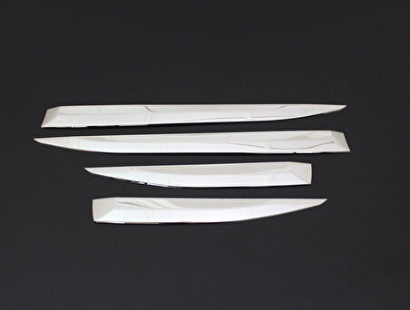 PEUGEOT 2008 UYUMLU YAN KAPI ÇITASI 4 PARÇA 2019 ve ÜZERİ PASLANMAZ KROM