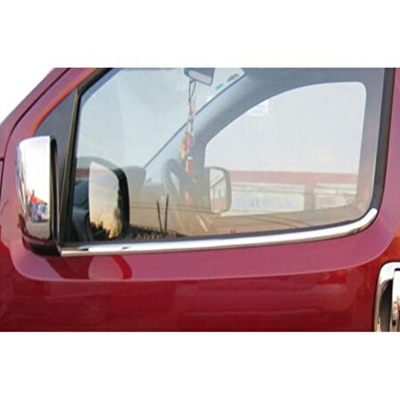 PEUGEOT BİPPER UYUMLU CAM ÇITASI 2 PARÇA 2008 ve ÜZERİ PASLANMAZ KROM