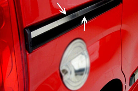 PEUGEOT BİPPER UYUMLU SÜRGÜLÜ KAPI ÇITASI 2 PARÇA 2008 ve ÜZERİ PASLANMAZ KROM