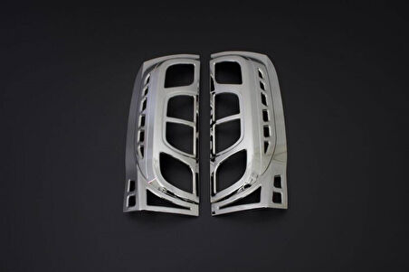 PEUGEOT BİPPER UYUMLU STOP ÇERÇEVESİ 2 PARÇA 2008 ve ÜZERİ ABS KROM