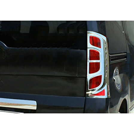 PEUGEOT BİPPER UYUMLU STOP ÇERÇEVESİ 2 PARÇA 2008 ve ÜZERİ ABS KROM