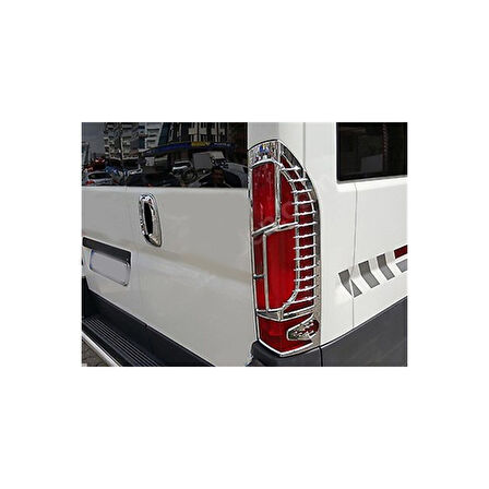 PEUGEOT BOXER 3 UYUMLU STOP ÇERÇEVESİ 2 PARÇA 2014 ve ÜZERİ ÜZERİ ABS KROM