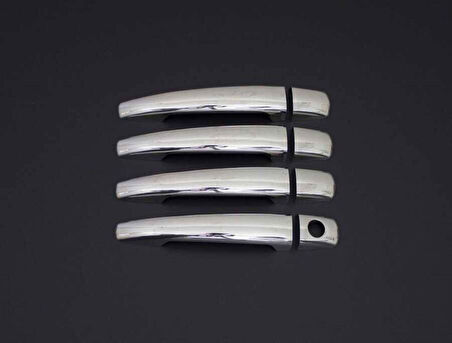 PEUGEOT PARTNER TEPEE UYUMLU KAPI KOLU 4 PARÇA 2008-2018 PASLANMAZ KROM