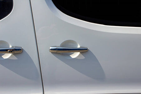 PEUGEOT PARTNER TEPEE UYUMLU KAPI KOLU 4 PARÇA 2008-2018 PASLANMAZ KROM