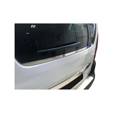 PEUGEOT PARTNER TEPEE UYUMLU BAGAJ CAMI ALT ÇITASI 2008-2018 PASLANMAZ KROM