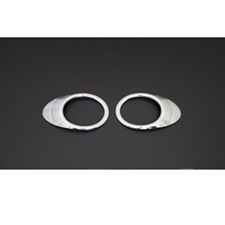 PEUGEOT PARTNER TEPEE UYUMLU SİS FARI ÇERÇEVE 2 PARÇA 2008-2018 ABS KROM